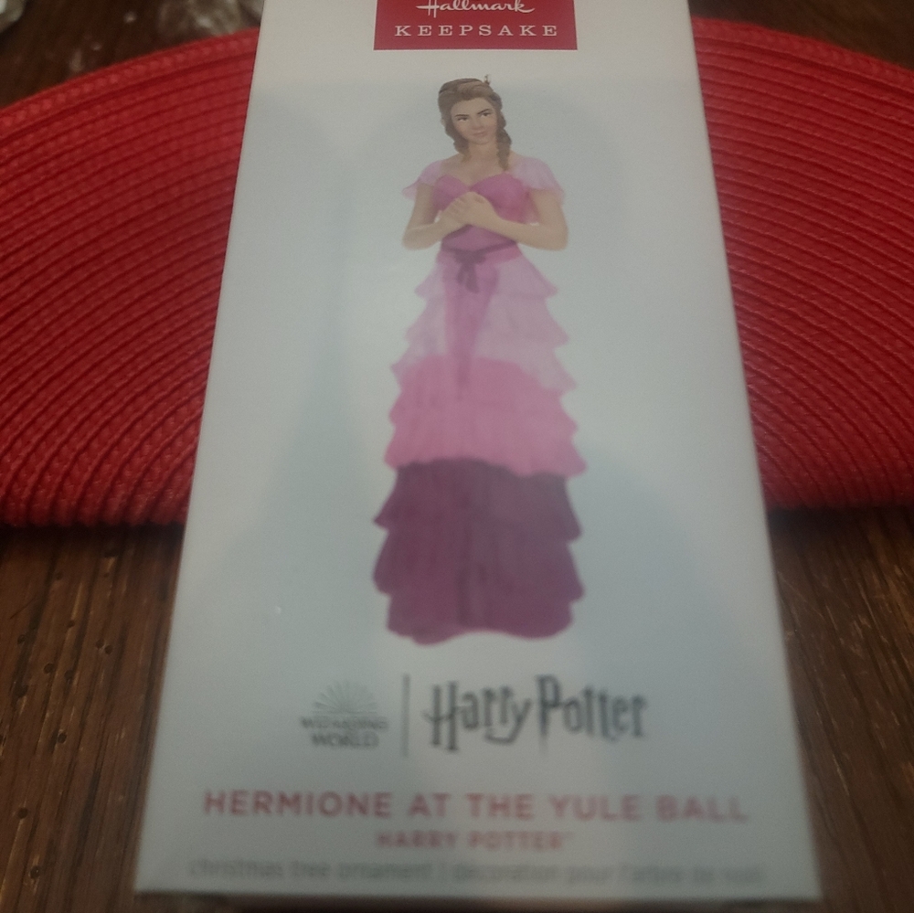 NIB Hallmark Ornament 2023 Hermione Granger Yule Ball Dance Harry Potter - Picture 7 of 7